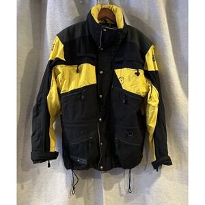 Vintage The North Face Steep Tech Ski Jacket Scot Schmidt Yellow Mens Rare